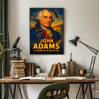 2nd President American Heritage Historical or Presidential Poster PosterGoat