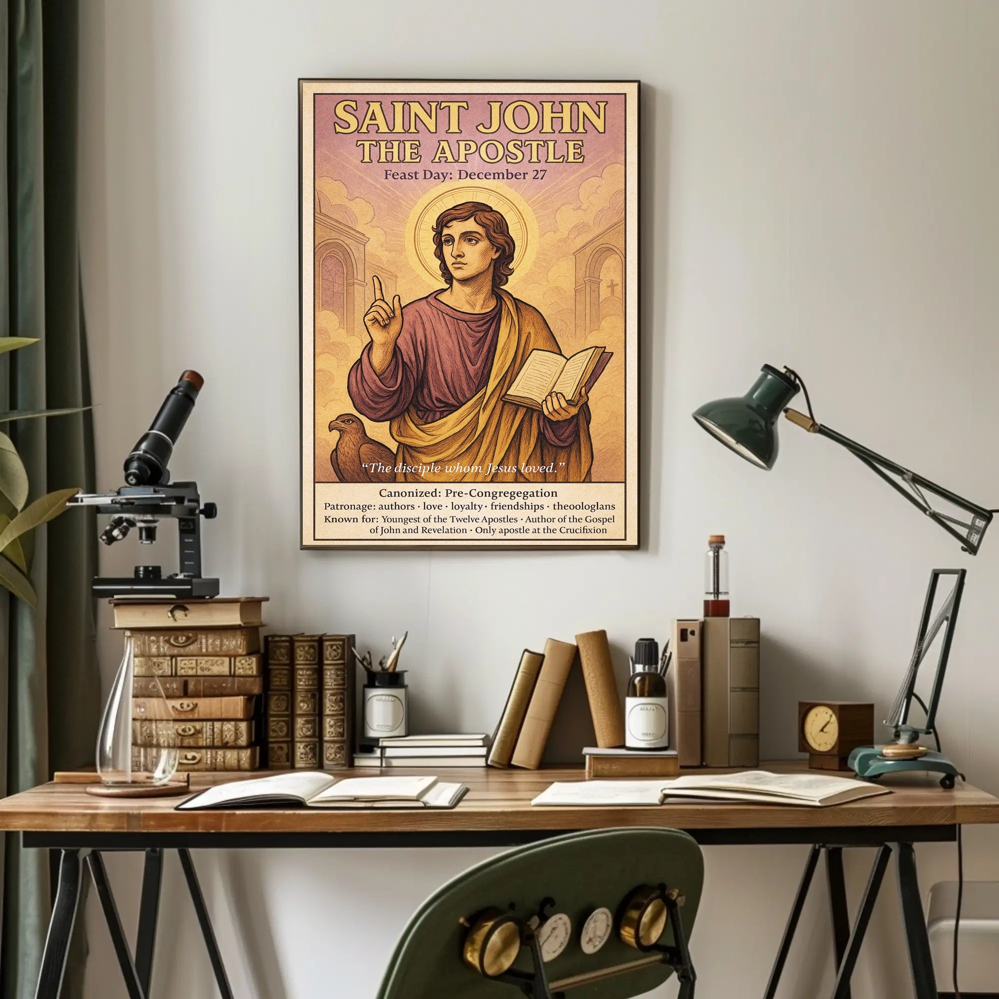 Saint John the Apostle Poster PosterGoat
