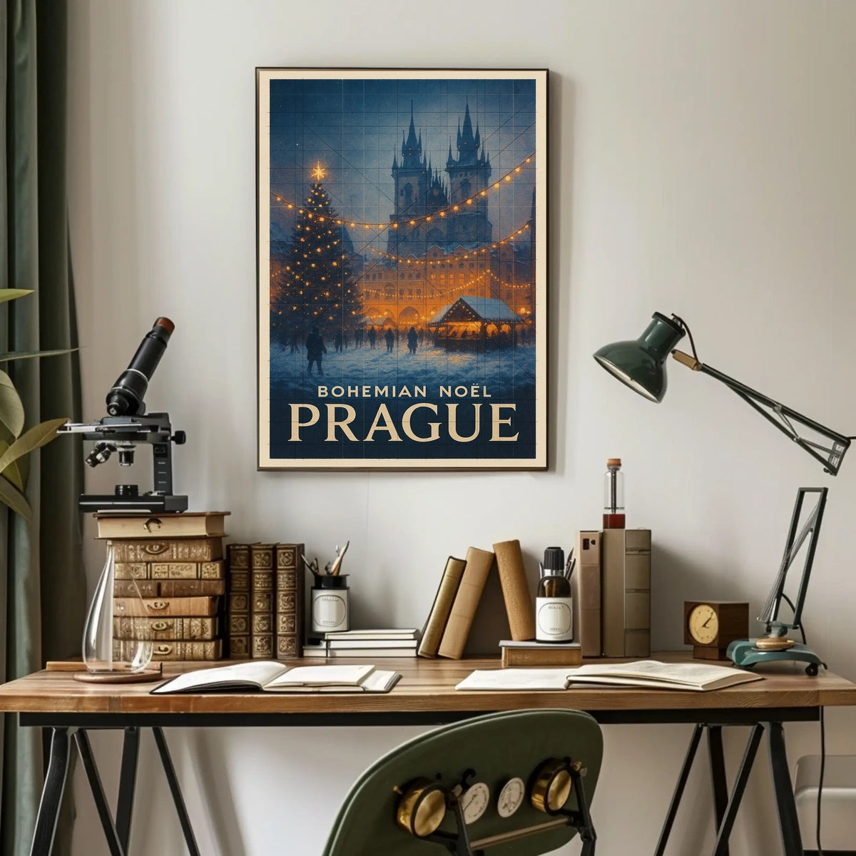 Bohemian Noël In Prague Poster