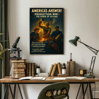 America's Answer: The Forge of Victory Poster