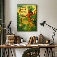 Vibrant Brazil Poster