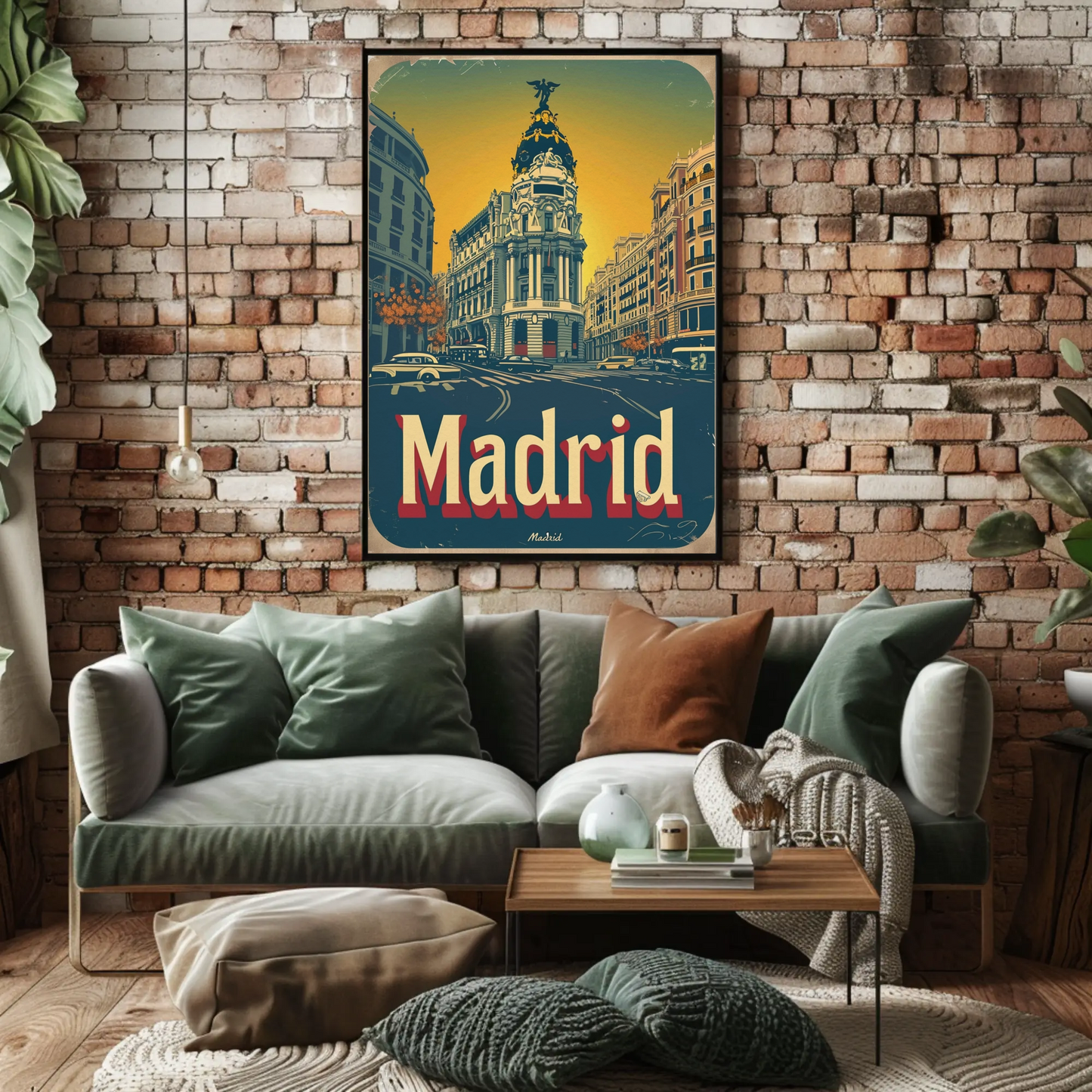 Madrid Vintage Poster