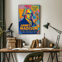 James Madison The Mind Behind the Constitution Poster PosterGoat