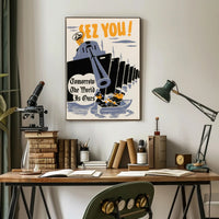 Sez You! Poster PosterGoat