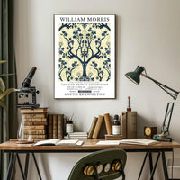 William Morris Cotton Prints Exhibition Poster
