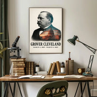 Grover Cleveland 22nd President of the United States Reflections Poster