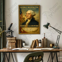 George Washington Patriotic Historical Presidential Poster