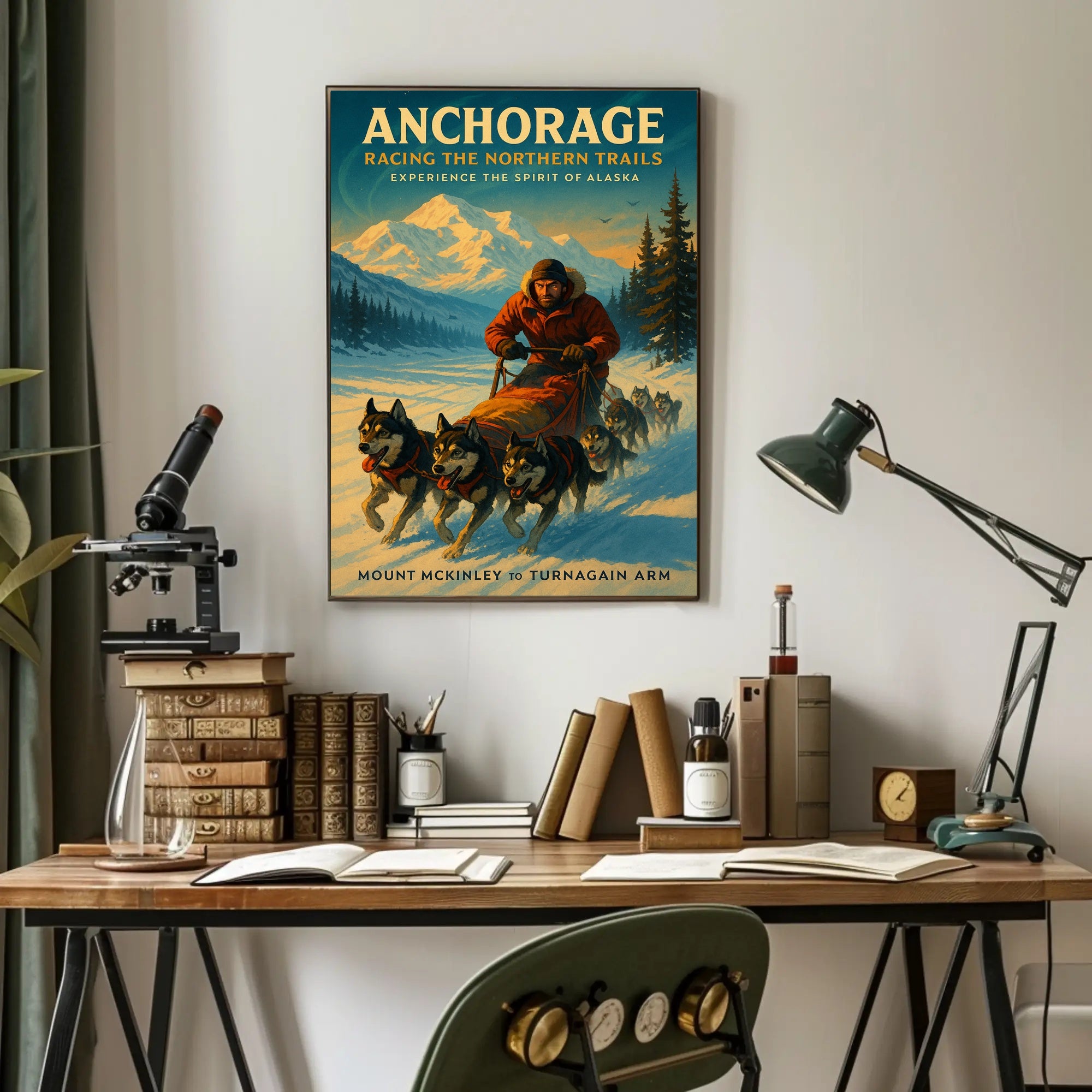 Racing the Northern Trails Poster