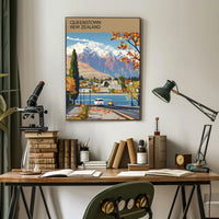 Scenic View of Queenstown Poster