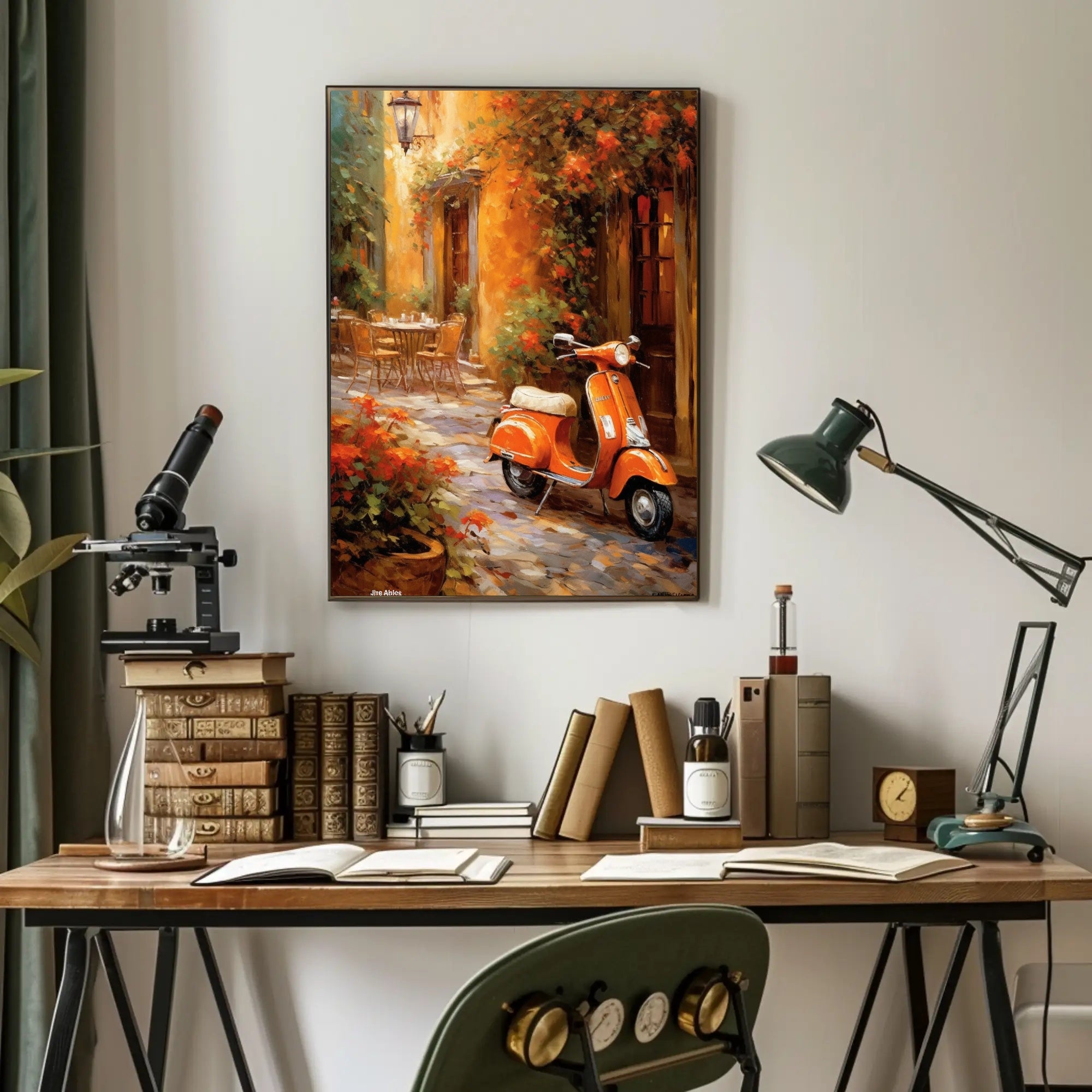 Charming Alleyway Retreat Poster