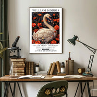 William Morris Exhibition Vintage Art Poster
