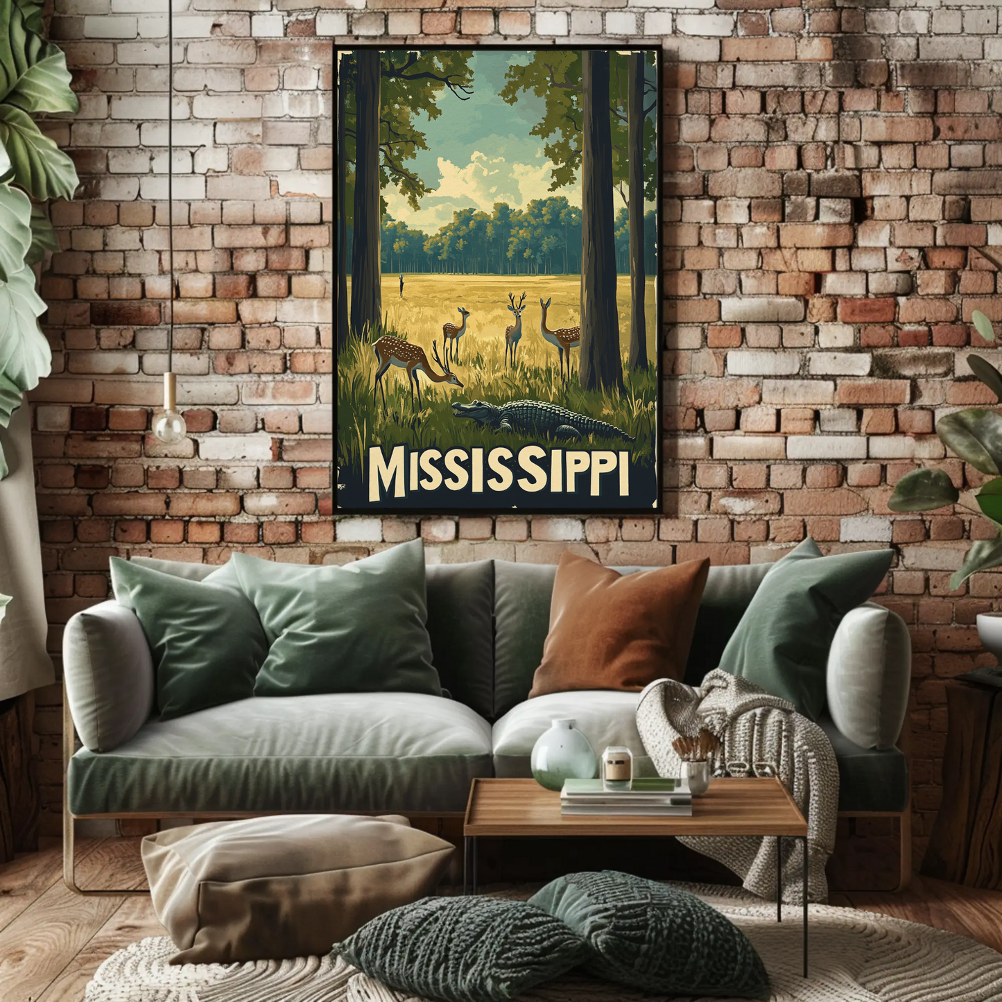 Mississippi Nature and Wildlife Poster