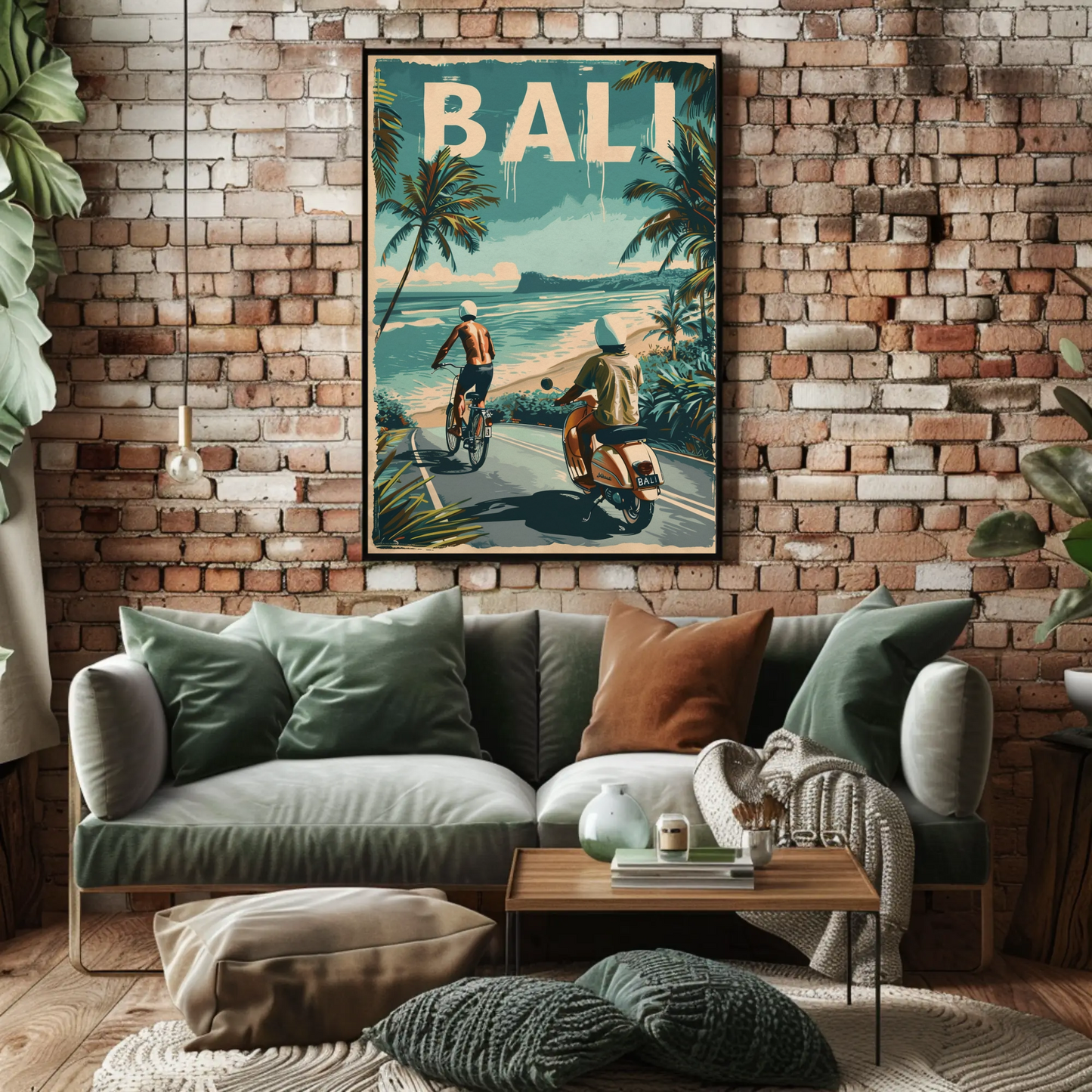 Bali Vintage Poster