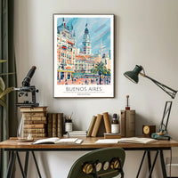 Buenos Aires Cityscape Poster PosterGoat