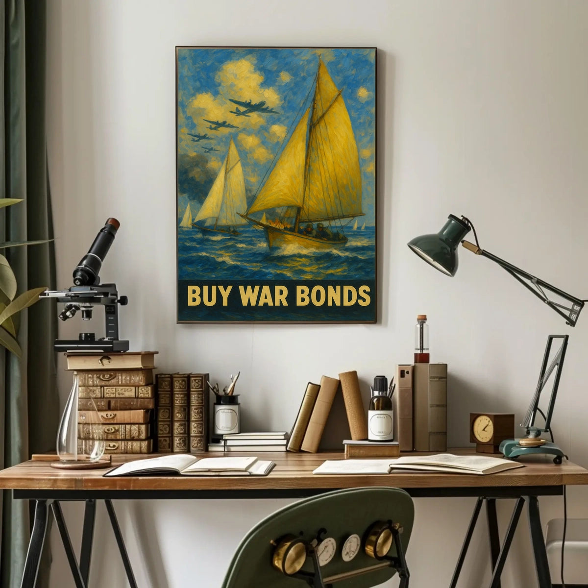 Buy War Bonds A Patriotic Call Poster