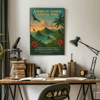 National Park of American Samoa Travel Poster