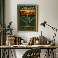 Arizona Natural Wonders Travel Poster