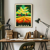 Indiana Countryside Poster
