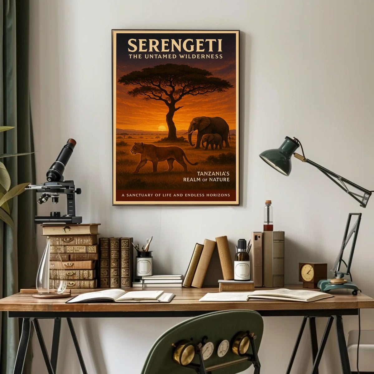 Serengeti The Untamed Wilderness Poster