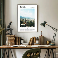 Kyrenia Mediterranean Escape Travel Poster PosterGoat