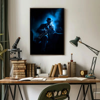 Saxophone in the Shadows Poster