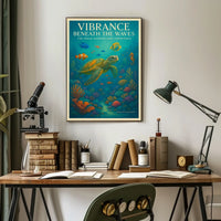 Vibrance Beneath the Waves Poster