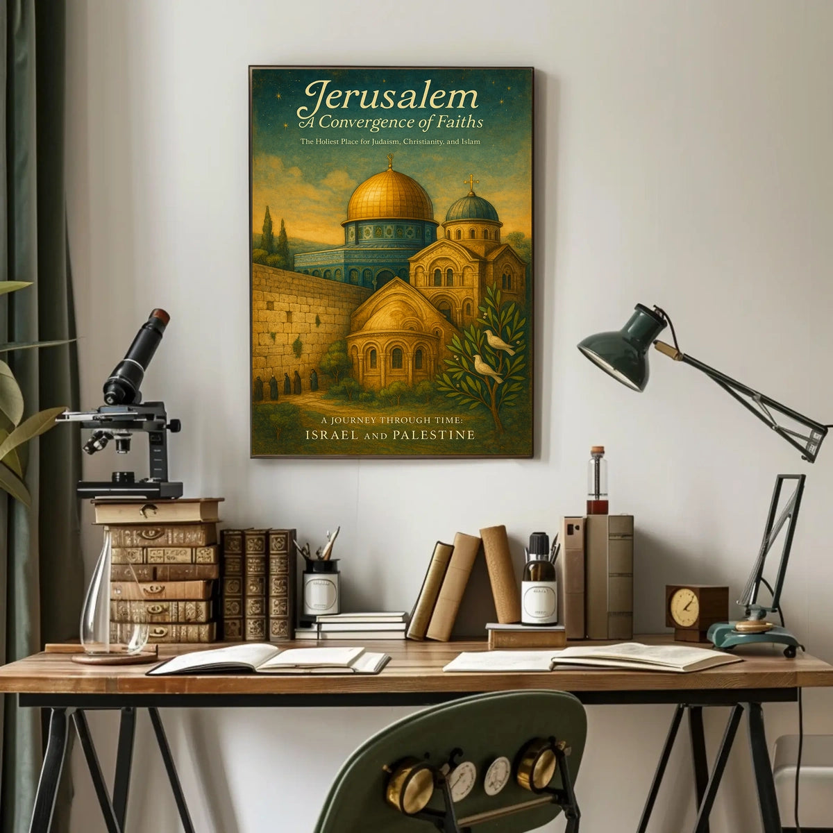 Jerusalem A Convergence Of Faiths Poster