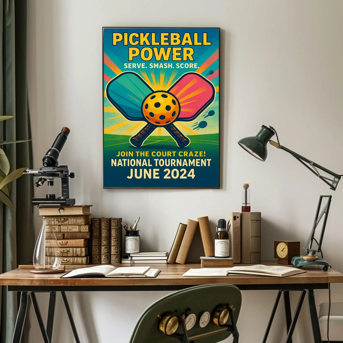 Pickleball Power Tournament 2024 Poster