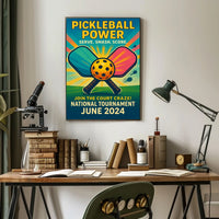 Pickleball Power Tournament 2024 Poster
