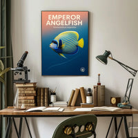 Emperor Angelfish Poster PosterGoat