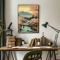 Tranquil Spring in Japan Poster