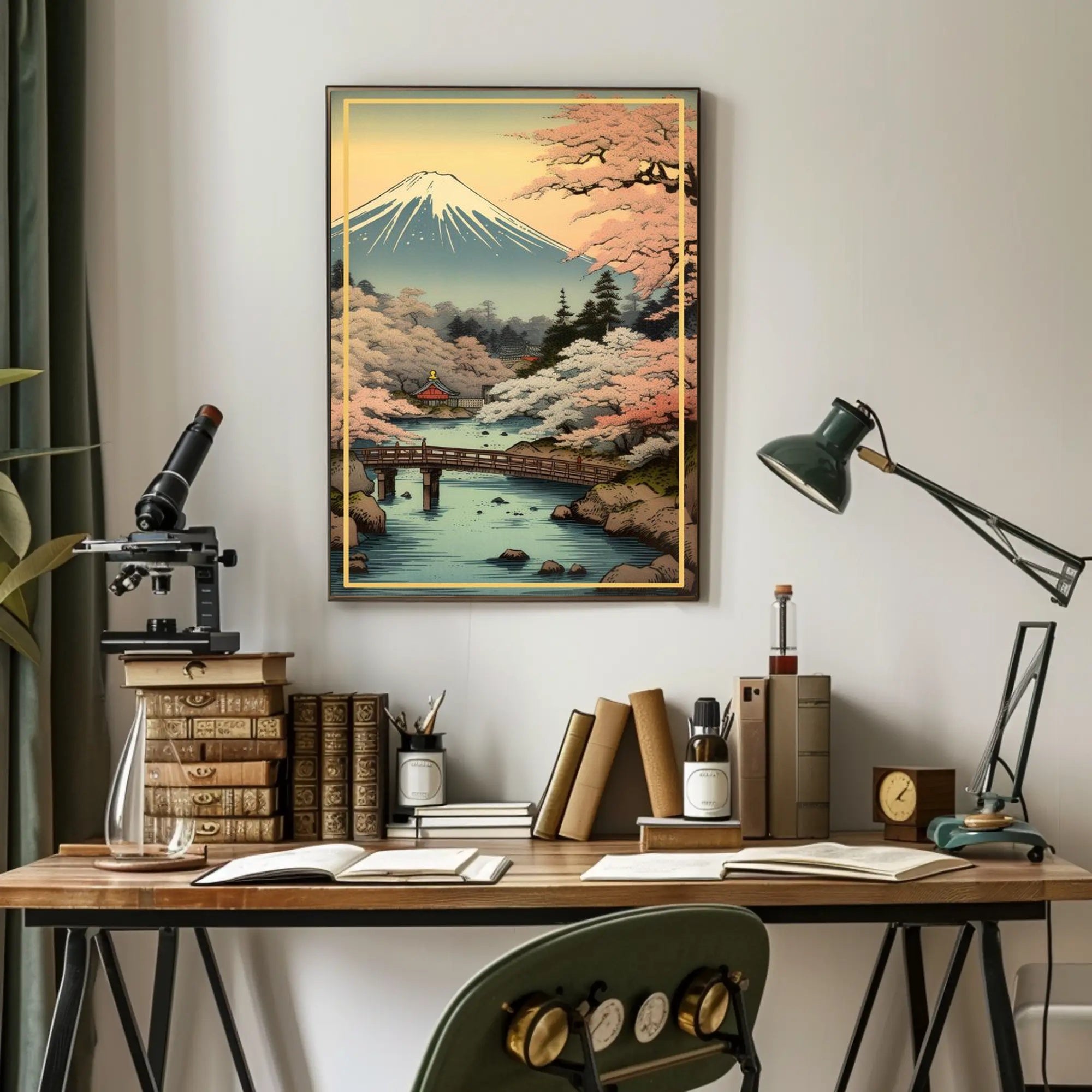 Tranquil Spring in Japan Poster