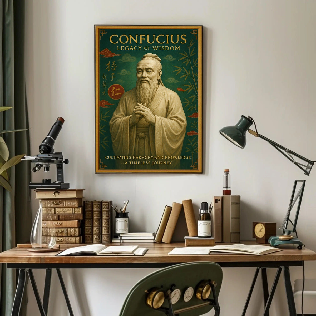 Confucius Legacy of Wisdom Poster