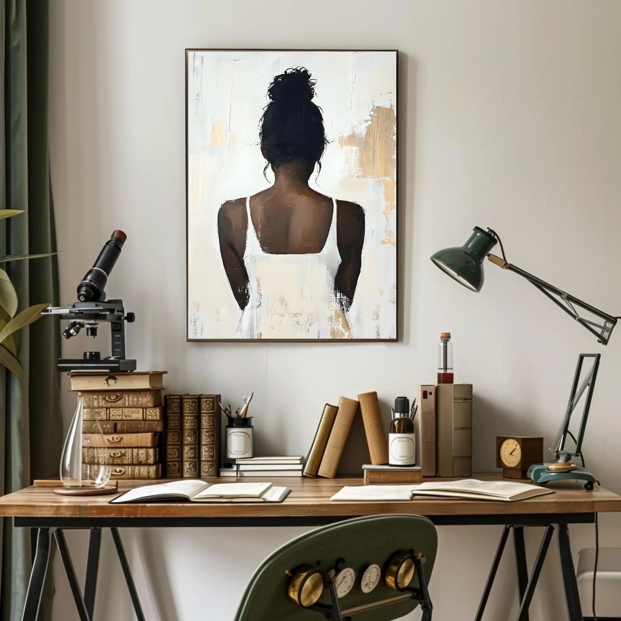 Abstract Portrait Wall Art Poster Minimalist Print