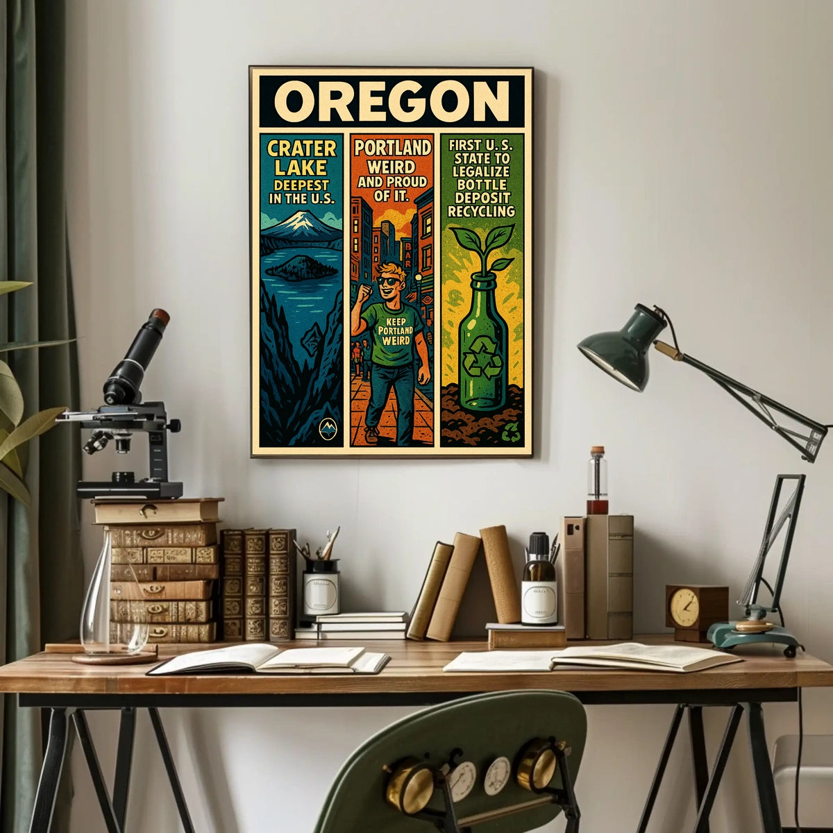 Discover Oregon Poster