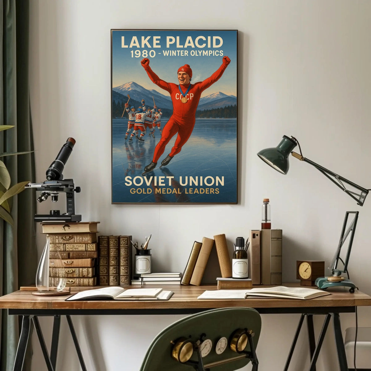 Lake Placid 1980 Winter Olympics Poster