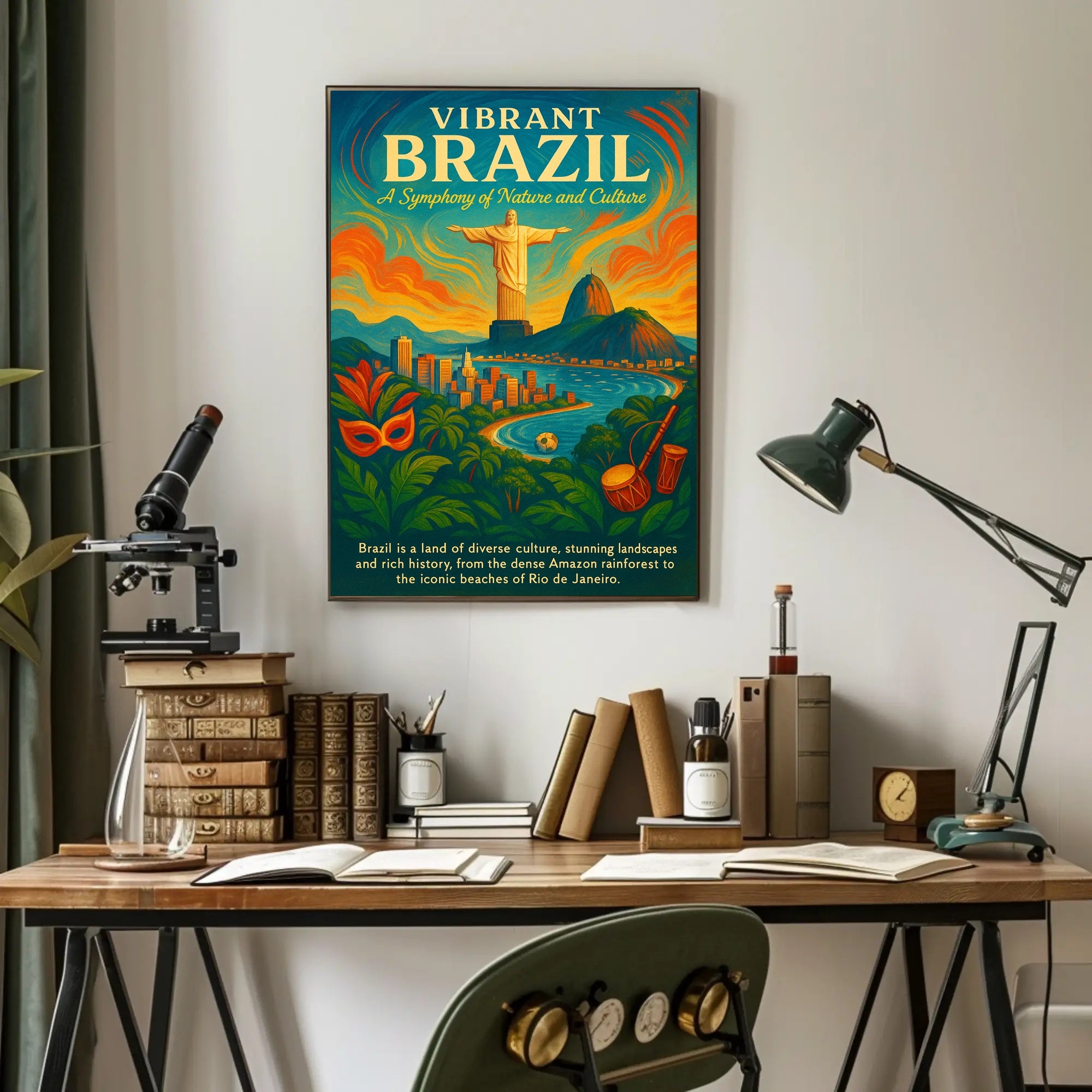 Vibrant Brazil A Symphony Of Nature Poster
