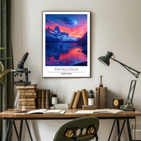 Patagonia Nightscape Travel Poster