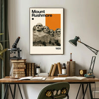 Mount Rushmore Landmark Art Print: Historical or Presidential Poster