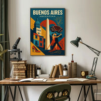 Buenos Aires  A Vibrant Cityscape Poster PosterGoat