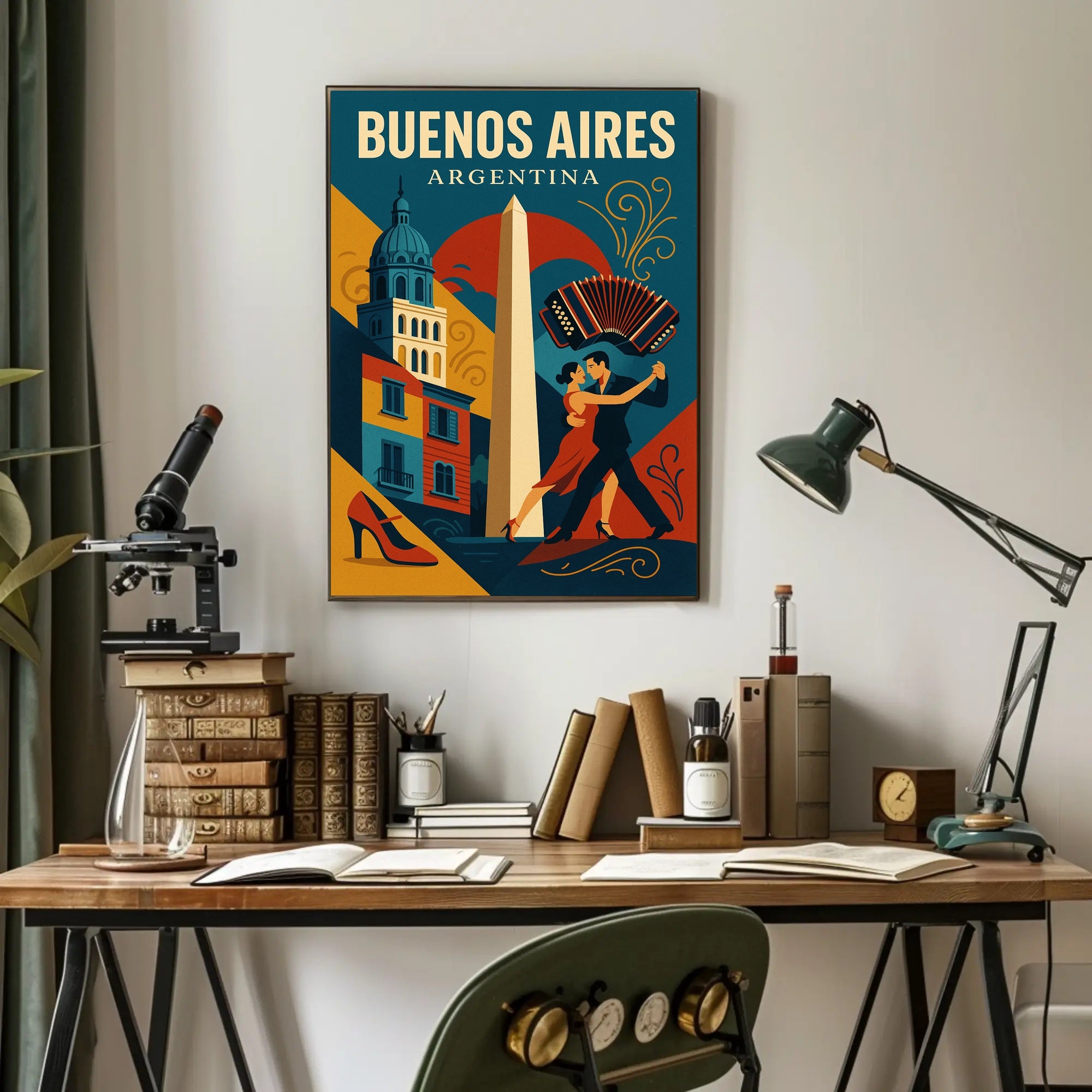 Buenos Aires  A Vibrant Cityscape Poster PosterGoat