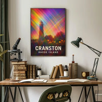 Cranston Rhode Island Scenic Minimalist Travel Poster