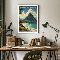 American Samoa National Park Travel Poster Print