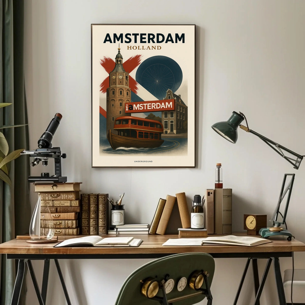 Amsterdam Underground Poster