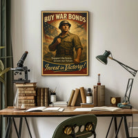 Invest in Victory War Bonds Poster
