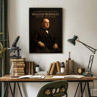 William McKinley Historical Presidential Era Poster