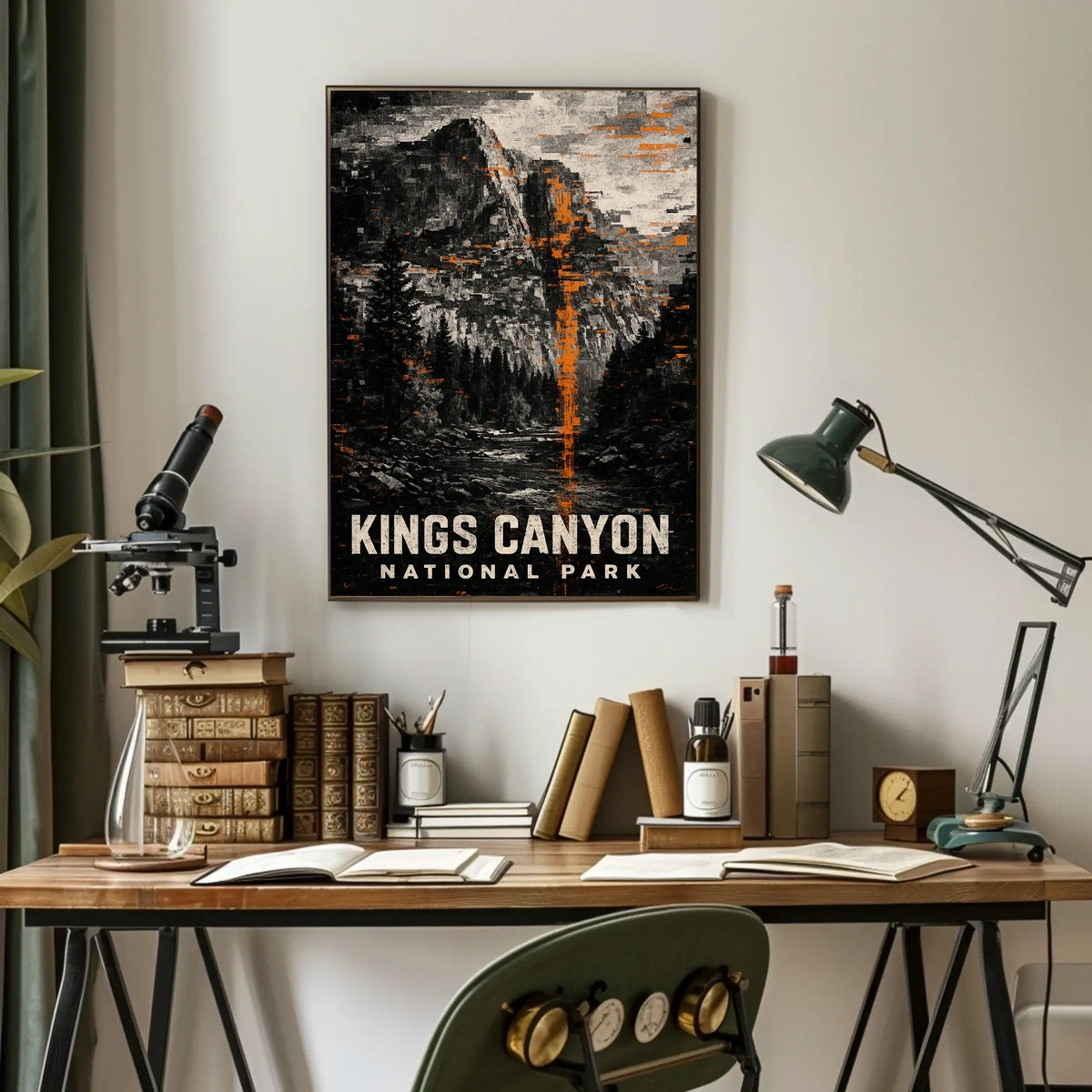 Kings Canyon Scenic National Park Wanderlust Poster