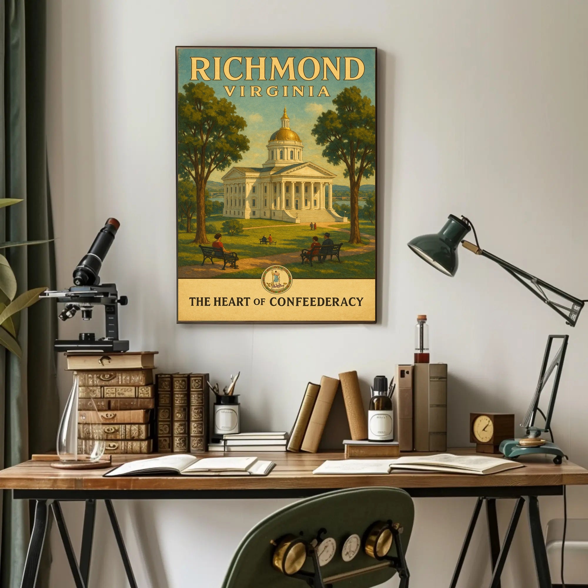 Richmond, Virginia: The Heart of Confederacy Poster