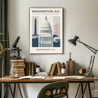 Washington, D.C., Heart of Democracy Urban or Cityscape Poster PosterGoat