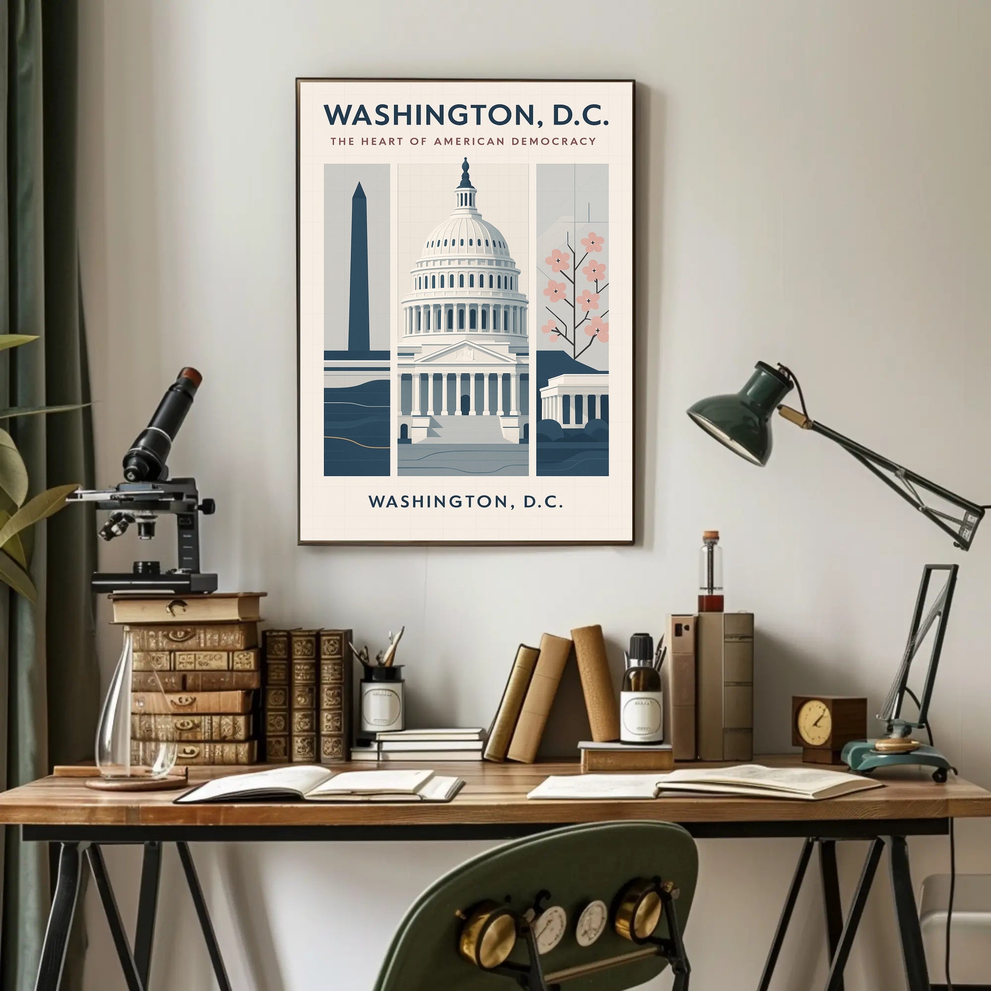 Washington, D.C., Heart of Democracy Urban or Cityscape Poster PosterGoat